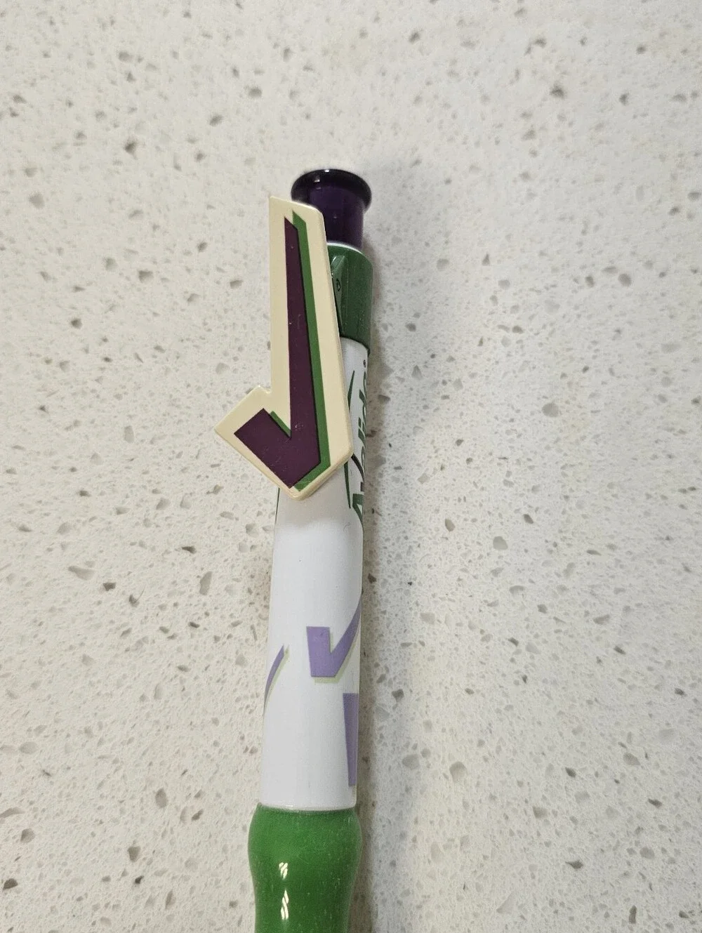 Green and White Pill Reminder Pen - Home Organizing Accent